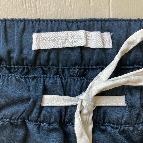 Abercrombie & Fitch navy blue pj lounge shorts and tank top SET Small - Picture 4 of 8